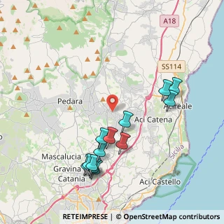 Mappa Via Guglielmo Marconi, 95039 Viagrande CT, Italia (4.74231)