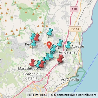 Mappa Via Guglielmo Marconi, 95039 Viagrande CT, Italia (3.304)