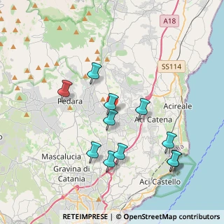 Mappa Via Guglielmo Marconi, 95039 Viagrande CT, Italia (4.31091)