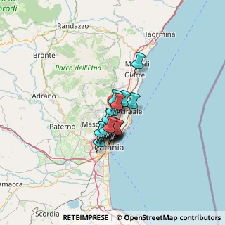 Mappa Via Guglielmo Marconi, 95039 Viagrande CT, Italia (8.8855)