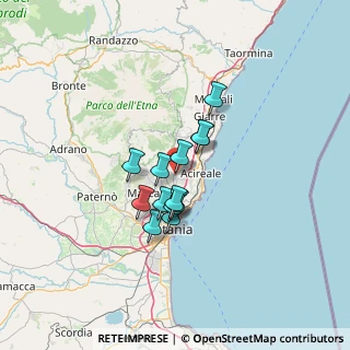 Mappa Via Guglielmo Marconi, 95039 Viagrande CT, Italia (9.94077)