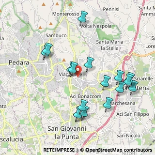 Mappa Via Guglielmo Marconi, 95039 Viagrande CT, Italia (2.34824)
