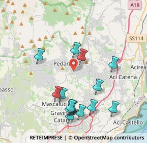 Mappa C.so Cristoforo Colombo, 95039 Trecastagni CT, Italia (4.60571)