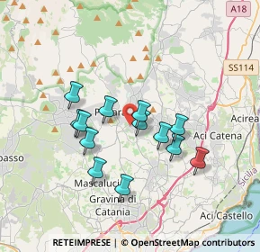 Mappa C.so Cristoforo Colombo, 95039 Trecastagni CT, Italia (3.33769)