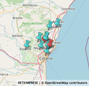 Mappa C.so Cristoforo Colombo, 95039 Trecastagni CT, Italia (7.44091)