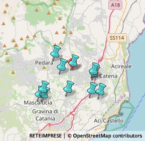 Mappa Via Alessando Manzoni, 95029 Viagrande CT, Italia (3.39727)