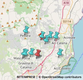 Mappa Via Alessando Manzoni, 95029 Viagrande CT, Italia (3.45455)