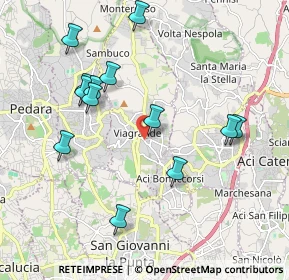 Mappa Via Alessando Manzoni, 95029 Viagrande CT, Italia (2.27)