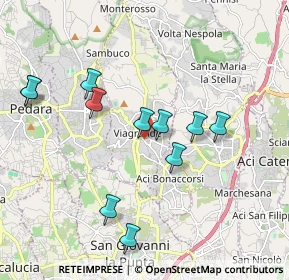 Mappa Via Alessando Manzoni, 95029 Viagrande CT, Italia (2.10273)