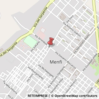 Mappa Via Inico,  232, 92013 Menfi, Agrigento (Sicilia)