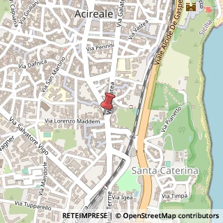 Mappa Via Vittorio Emanuele II, 61, 95024 Acireale, Catania (Sicilia)