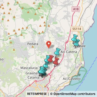 Mappa Viale della Regione, 95039 Viagrande CT, Italia (4.7325)