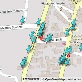 Mappa Via Simili, 95029 Viagrande CT, Italia (0.06207)
