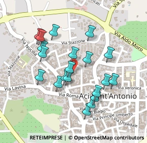 Mappa Via Vincenzo Bellini, 95025 Aci Sant'Antonio CT, Italia (0.238)