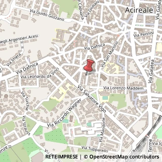 Mappa Via Francesco Cilea, 4, 95024 Acireale, Catania (Sicilia)