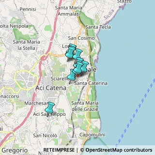 Mappa Via Vincenzo Bellini, 95024 Acireale CT, Italia (0.93)