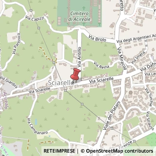 Mappa Via Sciarelle, 93, 95024 Acireale, Catania (Sicilia)