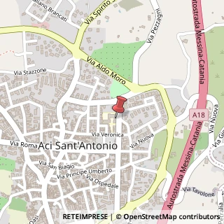 Mappa Via Nicola Maugeri, 1, 95025 Aci Sant'Antonio, Catania (Sicilia)