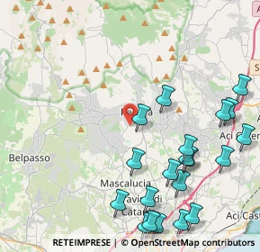 Mappa Via dei Gelsomini, 95030 Pedara CT, Italia (5.857)