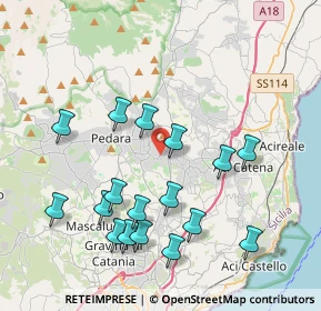 Mappa Via Pietro Mascagni, 95029 Viagrande CT, Italia (4.62294)