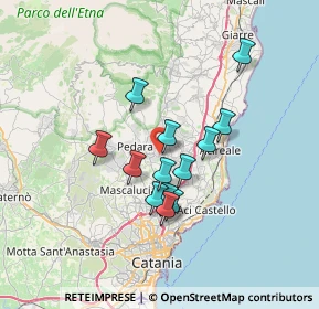 Mappa Via Pietro Mascagni, 95029 Viagrande CT, Italia (6.10538)