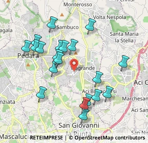 Mappa Via Pietro Mascagni, 95029 Viagrande CT, Italia (2.148)