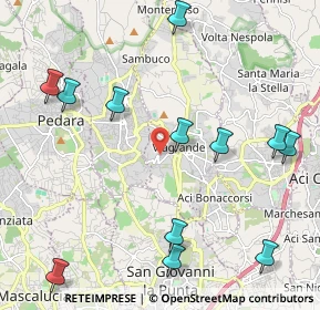 Mappa Via Pietro Mascagni, 95029 Viagrande CT, Italia (2.89917)