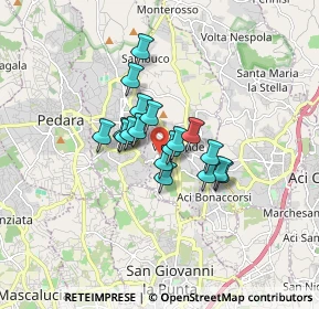 Mappa Via Pietro Mascagni, 95029 Viagrande CT, Italia (1.19222)