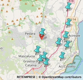 Mappa Via Bellavista, 95039 Trecastagni CT, Italia (4.82545)