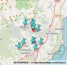 Mappa Via Bellavista, 95039 Trecastagni CT, Italia (2.85333)