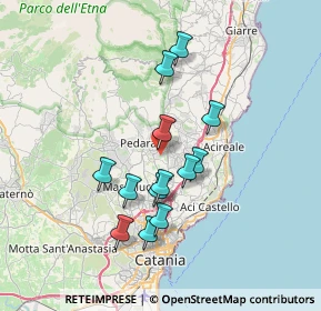 Mappa Via Bellavista, 95039 Trecastagni CT, Italia (6.88231)