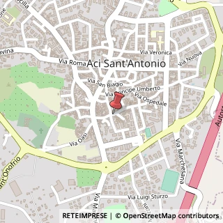 Mappa Via Madonna delle Grazie, 80, 95025 Aci Sant'Antonio, Catania (Sicilia)