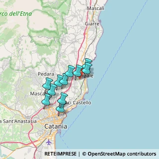 Mappa Via Monsignore Angelo Calabretta, 95024 Acireale CT, Italia (6.02909)