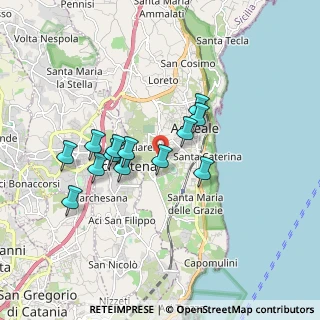 Mappa Via Monsignore Angelo Calabretta, 95024 Acireale CT, Italia (1.67615)
