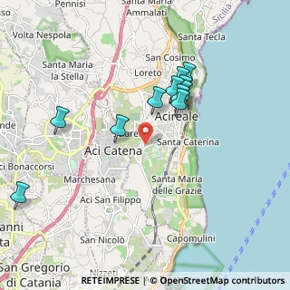 Mappa Via Monsignore Angelo Calabretta, 95024 Acireale CT, Italia (1.98818)
