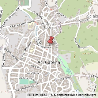 Mappa Via Vittorio Emanuele, 72, 95022 Aci Catena, Catania (Sicilia)