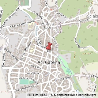 Mappa Via Palestra, 38, 95022 Aci Catena, Catania (Sicilia)