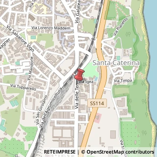 Mappa Via delle Terme, 79, 95024 Acireale, Catania (Sicilia)