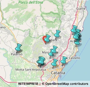 Mappa Via Luigi Pirandello, 95030 Mascalucia CT, Italia (9.703)