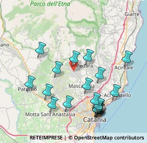 Mappa Via Luigi Pirandello, 95030 Mascalucia CT, Italia (9.526)