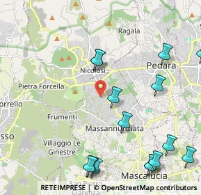 Mappa Via Luigi Pirandello, 95030 Mascalucia CT, Italia (3.06933)