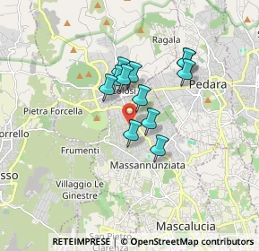 Mappa Via Luigi Pirandello, 95030 Mascalucia CT, Italia (1.38667)