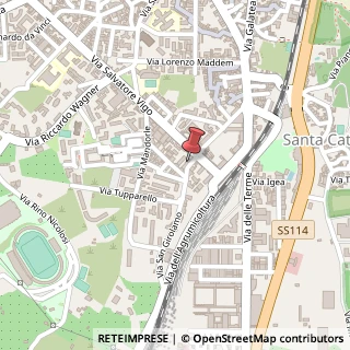 Mappa Via San Girolamo, 8, 95024 Acireale, Catania (Sicilia)
