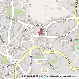 Mappa Via Paolo Vasta, 117, 95025 Aci Sant'Antonio, Catania (Sicilia)