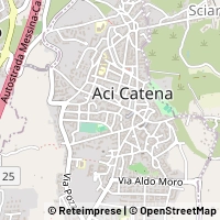 Mapa Aci Catena