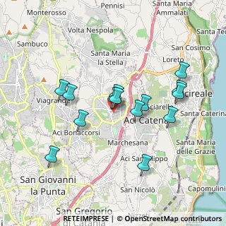 Mappa Via Umberto, 95025 Aci Sant'Antonio CT, Italia (1.88571)
