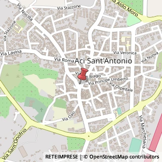 Mappa Via Regina Margherita, 4, 95025 Aci Sant'Antonio, Catania (Sicilia)