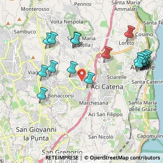 Mappa Via Regina Margherita, 95025 Aci Sant'Antonio CT, Italia (2.777)