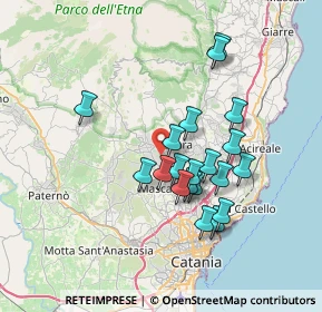 Mappa Via Sandro Botticelli, 95030 Mascalucia CT, Italia (6.9105)