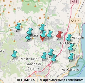 Mappa Via Pietro Maroncelli, 95039 Trecastagni CT, Italia (4.03071)